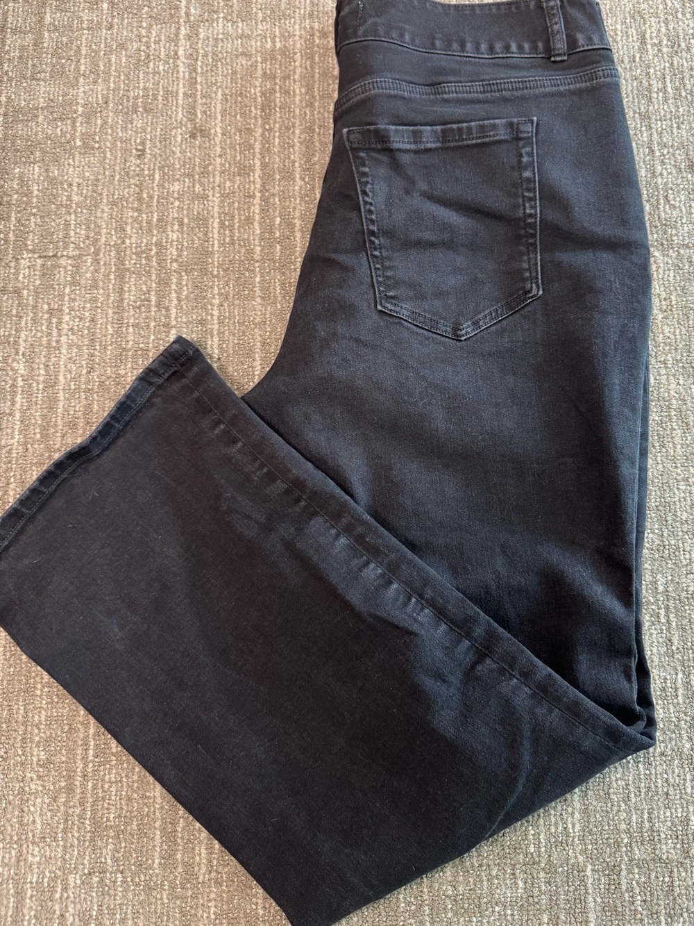 Lane Bryant Black Denim High-Rise, Tighter Tummy, Bootcut  Jeans, Size 20
